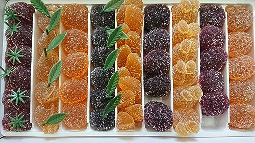 Pasta de Frutas 1 kg,sabores (fresa, pera, cereza negra, piña, frambuesa, albaricoque, naranja, mango, grosella negra), sin gluten, sin conservantes, sin colorantes y sin sabores artificiales.