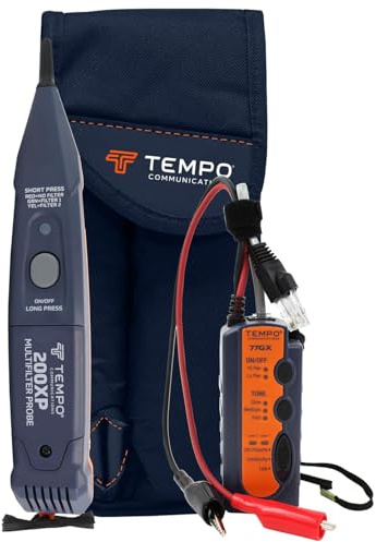 Tempo Communications 811K Digital High Performance Tone Generator and Probe Kit - Professional Wire Tracer Kit (Latest Model)