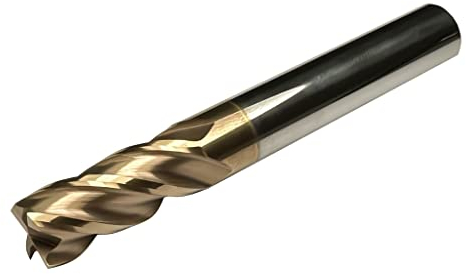 CNC QUALITÄT Hartmetall Fräser - Schaftfräser 1 mm / 2 mm / 3 mm / 4 mm / 5 mm / 6 mm / 8 mm / 10 mm / 12 mm / 16 mm / 20 mm - TiSiN beschichtet - High Performance Cutting (10 mm)