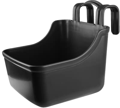 WALDHAUSEN Einhängetrog mit Griff, 12 l, schwarz