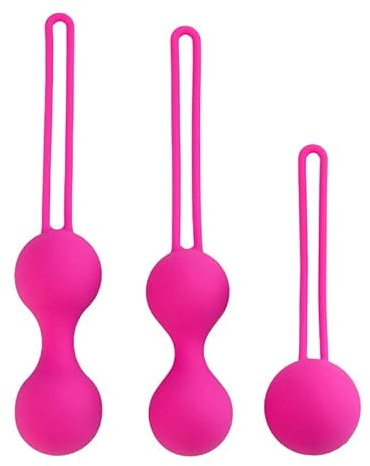 Bolas Chinas de Silicona, Bola Pélvica Bolas 3 en 1, Control de la Vejiga y Ejercicio del Suelo Pélvico para Mujeres, Morado