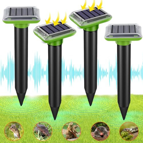 Repellente per Topi,Repellente per roditori a conversione di frequenza ultrasonica Intelligente,Repellente portatile per roditori a ultrasuoni,Adatto per Topi,donnola gialla,Raccoon, Roditori