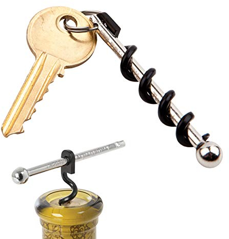 True Utility Twistick - Key Ring Multi Corkscrew Wine Opener