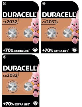 Duracell DL2032 - Batteria al litio Coin, 2032, 3 V, 230 mAh, capacità: 2032, dimensioni: 6