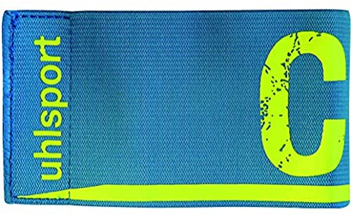 Uhlsport Unisex Kapitänsbinde Spielführerarmbinde, Cyan, Weiß, Einheitsgröße EU