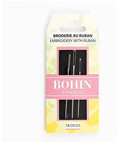 Aiguilles à broder Bohin avec ruban, un