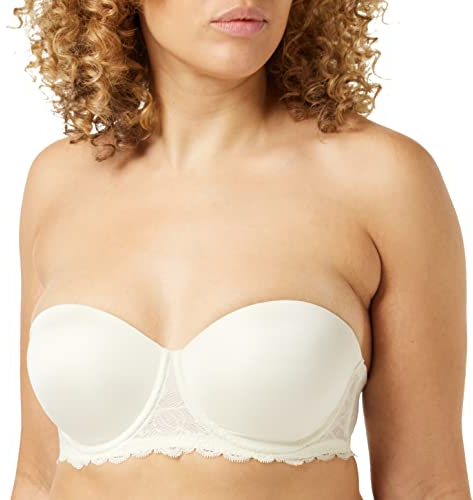 Calvin Klein Strapless Lift Multiway Reggiseno Senza Spalline, Avorio (Ivory 101), 30DD Donna