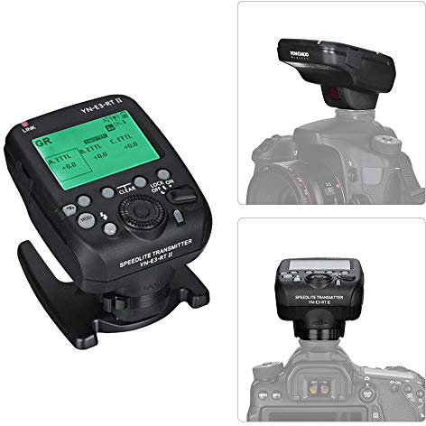 Yongnuo YN-E3-RT II Kamera Blitz Speedlite Flash Trigger Blitzauslöser Kompatibel für ST-E3-RT / 600EX-RT/YN-E3-RT / YN968EX-RT / YN600EX-RTII / YN686EX-RT / YNE3-RX