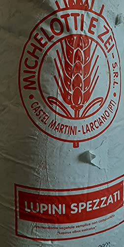 LUPINI MACINATI 25 KG CONCIME ORGANICO PER AGRUMI E PIANTE IN GENERE.