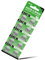 MUNDDY - Pack de 10 Pilas de Boton en Blister alcalinas AG10 LR54 189 389 LR1130 SR1130W 1,5 V