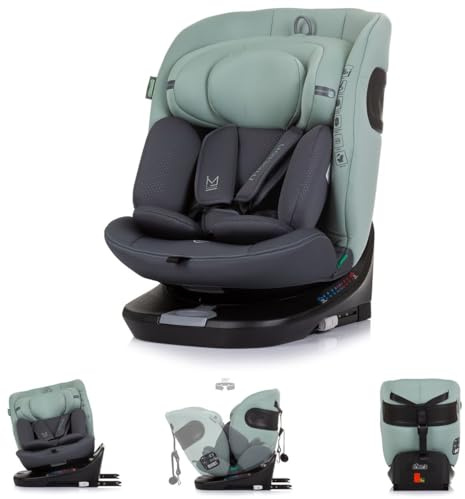 Chipolino i-Size Motion barnstol Isofix 360° vridbar, justerbar, färg: grön