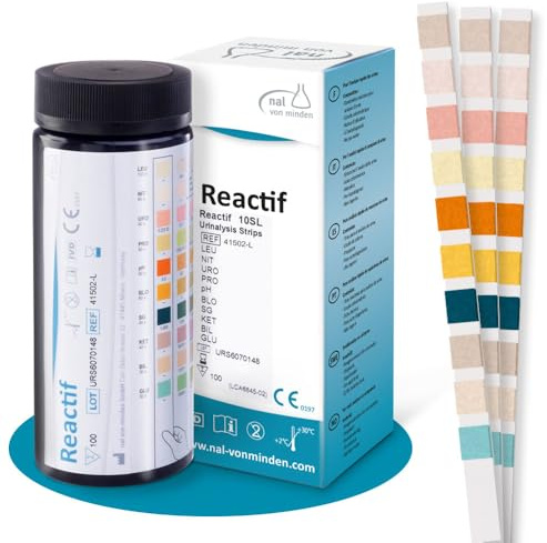 Reactif Strisce Urine 10 Parametri, 100 Pezzi, Test Cistite