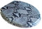 ADOB 32363 WC Sitz Klobrille Motiv Schlange, messingverchromte Scharniere