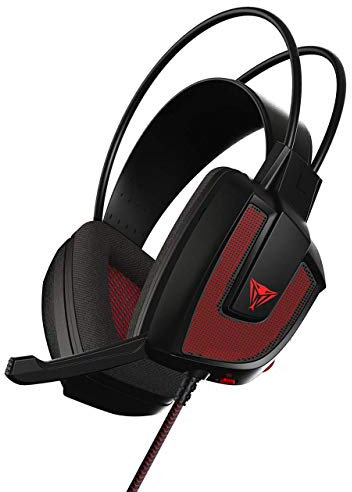 Patriot Memory Viper V360 Cascos Gaming Retroiluminación LED Sonido Surround 7.1 virtual Conector USB - PV3607UMLK