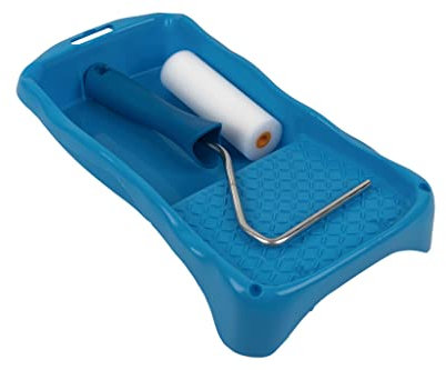 Cofan Kit de esmaltar compuesto de rodillo de espuma y cubeta | Medidas de la cubeta 16 x 31 | Medidas del rodillo 11 cm