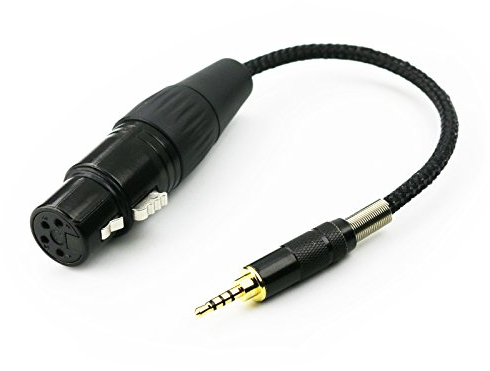 Ablet Adattatore audio per cuffie bilanciato da maschio a 4 pin XLR bilanciato femmina per Astell&Kern AK240 AK380 AK320 onkyo DP-X1 FIIO X5III XDP-300R