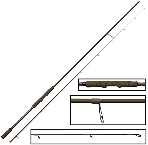 Savage Gear SG4 Medium Spiel Spinnrute - Premium Angelrute für Süß- und Salzwasser - Perfekt für mittelgroße Köder und weiche Köder, ideal für Bass, Hecht, Forelle, Raubfischangeln 2.51M 12-35G