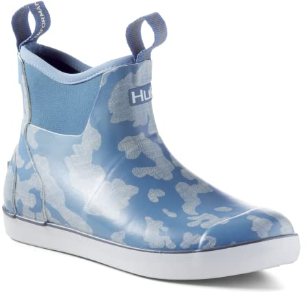 HUK Zapato Rogue Wave | Botas de Pesca y Cubierta de Alto Rendimiento, Lluvia Hombre, Running Lakes Titanium Blue, 42 EU