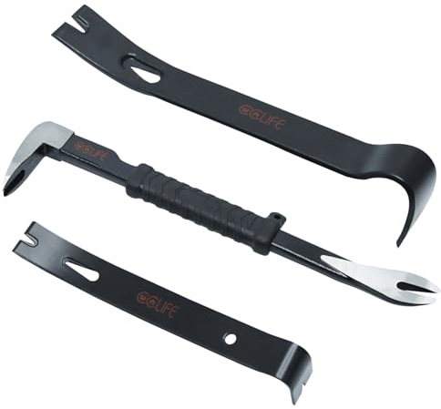 CCLIFE Paleta de palanca plana para patas de vaca, extractor de uñas de alto rendimiento, multifunción, para conversiones en casa y carpintería