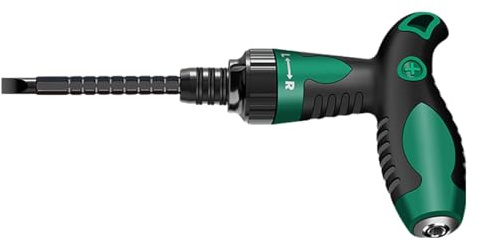 Cacciavite a cricchetto di tipo T, Cacciavite a cricchetto con punte a cricchetto, Cacciavite a cricchetto con scanalatura telescopica a T, Controller regolabili a doppio scopo