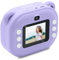 Mooov 477523 - Camara Fotos Infantil instantanea, 2,4’‘ Full HD/HD, cámara Fotos Infantil para niños y niñas, 18 Efectos/Marcos, 5 Juegos, 2 Rollos de Papel fotográfico de impresión, Lila