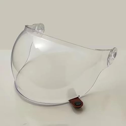 AFGJHYT Helmvisier für Bell Bullitt, Motorradhelm Visier mit UV Schutz, Beschlagfrei Wechselbares Ersatzvisier, Sicher Verriegelbares Schnellwechselvisier,G Transparent