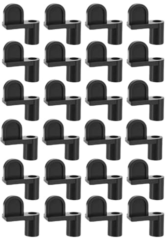 Clip de pantalla de ventana - 24 piezas Clip de soporte de ventana de nylon | Fijador de malla de ventana resistente a los meteoros