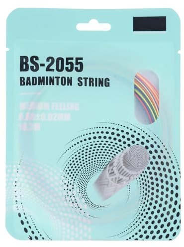 Piceioep Corda da Badminton in Nylon Resistente, Filo per Racchetta Lungo Elastico, Lungo 10 m, per Maggiore Durata e Prestazioni, Corde in Nylon per Allenamento da Badminton