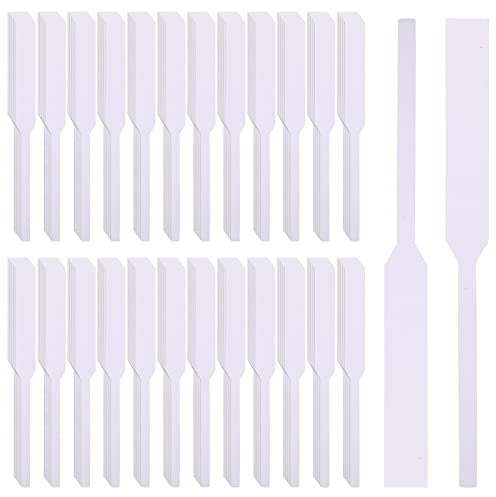 Tondiamo 400 Pieces Perfume Test Strips Fragrance Paper Sticks Cologne Scent Strips Disposable Perfume Blotter Sample Blender Essential Oils Test Cards White for Smell Diffuser Aromatherapy Spice