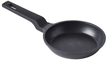 mastrad - Poele de 14CM - Pancakes - Œufs - Fonte d'aluminium - Anti-aghésive - Tous feux dont induction, Noir