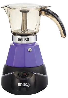 IMUSA 3 or 2cup Electric Espresso Maker, Purple