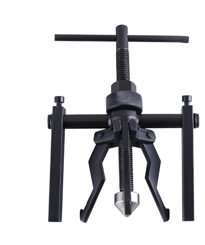 ONLISUM Abzieher Werkzeug, 3-Backen-Innenlager-Abzieher, Innenlager-Abzieher aus Kohlenstoffstahl für Autos und Motorräder