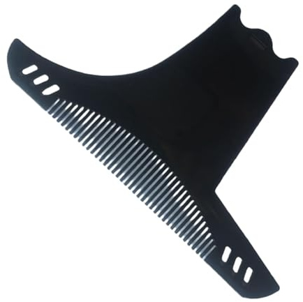 Bmucp Strumento per modellare la barba, guida per la barba, guida per barba, stencil di precisione, strumento per modellare la barba, strumento per modellare i baffi, guida per la cura dei peli del