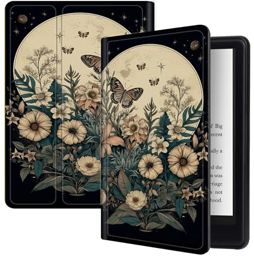 Custodia per Kindle da 6 pollici (11a generazione-2024/2022), custodia sottile pieghevole in pelle PU antiurto con funzione di accensione/spegnimento automatico per Kindle 11 ° 2022
