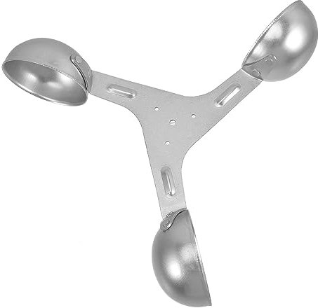 HEMOTON Anemometro Tre Tazze Sensore Misurazione Del Per Monitoraggio Meteorologico Ricambio Pratico e Design