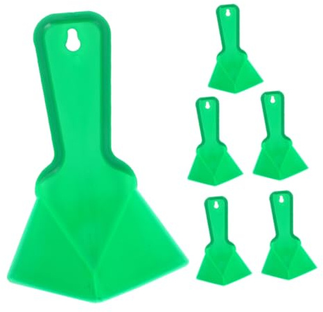 Toddmomy 6 piezas Herramienta de Paleta de Esquina Exterior Interior Ligera para Enlucido de Plástico Ergonómico para Alisar Construcción y Bricolaje