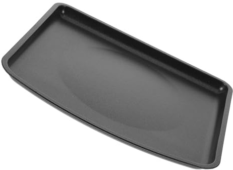 KICHOUSE Leccarda per Friggitrice ad Aria Nero, Vaschetta Raccogli Olio e Grasso, Teglia per Pizza e Dolci, Accessori Cucina per Forno, Ricambio per Friggitrici Aria