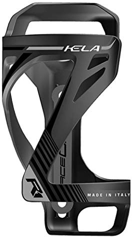 Portabidón RACEONE Kela salida lateral, Negro/Gris