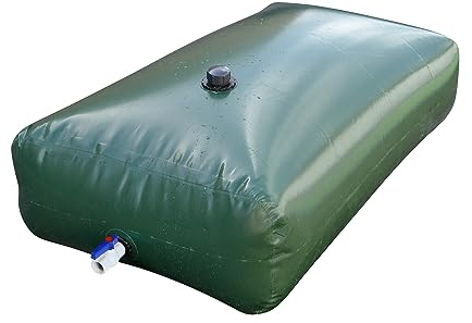 Jardibric - Réserve d'eau Souple Flexible, Récupérateur d'eau de Pluie Vessie Pliable - Solution Efficace de Stockage d'eau pour l'Extérieur, Pratique et Facile à Utiliser (500 litres)