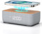 REACHER Digitaler Radiowecker mit kabelloser Ladestation & Bluetooth Lautsprecher – 15W Magnetisches Schnellladen, MagSafe-kompatibel, 6 Wecktöne, dimmbares 0–100%-Display & FM für Schlafzimmer, Büro