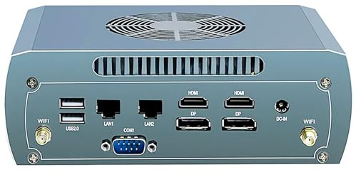 HAICOTECH Mini PC Barebone, Ryzen 5 7640HS Mini Computer, Dual 2.5G LAN Firewall PC Gaming Computer 4x8K WiFi6