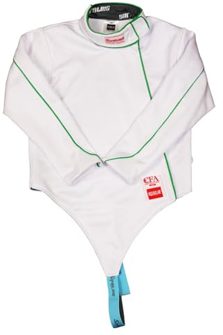 450N Fäktjacka, Träningsskyddsdräkt, Unisex, Fäktuniform för Vuxna och Barn, Högerhänt(54#)