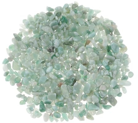 MAGICLULU Ghiaia Decorativa Naturale per Acquario 100g Pietre di Pietra Levigate Senza Bordi Colore Verde Chiaro per Decorazione e Ambienti a Tema Colore Casuale