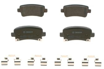 Bosch BP1190 Pastillas de freno Eje trasero certificación ECE-R90 1 juego de 4 pastillas