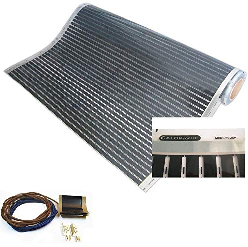 Infrarossi pellicola riscaldante elettrico riscaldamento a pavimento Calorique, 80 cm 90 W/m² - 1,5 m² - Iscaldamento efficiente ed economico per nuove costruzioni o ristrutturazioni