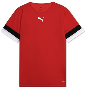 PUMA Unisex Kids teamRISE Jersey Jr Shirt, Puma Red-puma Black-puma White, 152