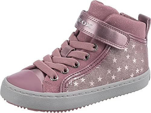 Geox Mädchen J Kalispera Girl I Sneakers, Dk Pink, 34 EU