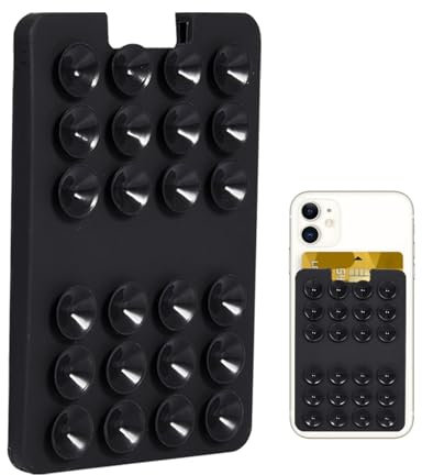 Coque De Téléphone À Ventouse En Silicone, Support De Téléphone À Ventouse, Poignée De Téléphone Magnétique Collante Avec Porte-carte, Support À Ventouse Double Face, Coque De Téléphone À use, Po