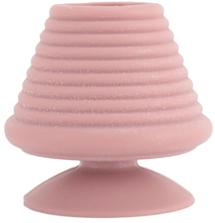 Bathtub Tub Stopper Bathtub Overflow Drain Cover Silicone Bathroom Overflow Drain Cover Tub Stopper with Suction Cup Bathtub Drain Stopper(Pink)