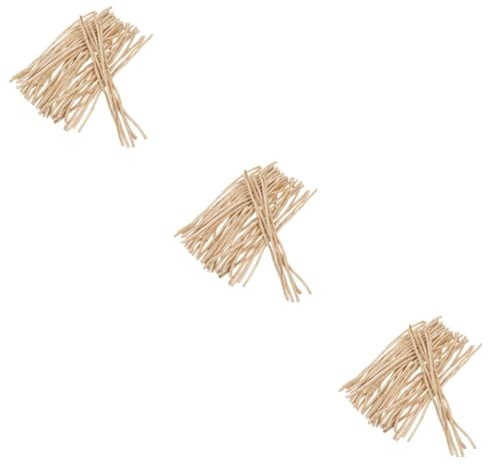 SAFIGLE 3 Series Palo De Aromaterapia Ondulado Palos Difusores Perfumado Baño Esencia Palos De Fragancia Incluir A Granel Rosa Difusor De Aceite De Madera Beige 50 Piezas*3